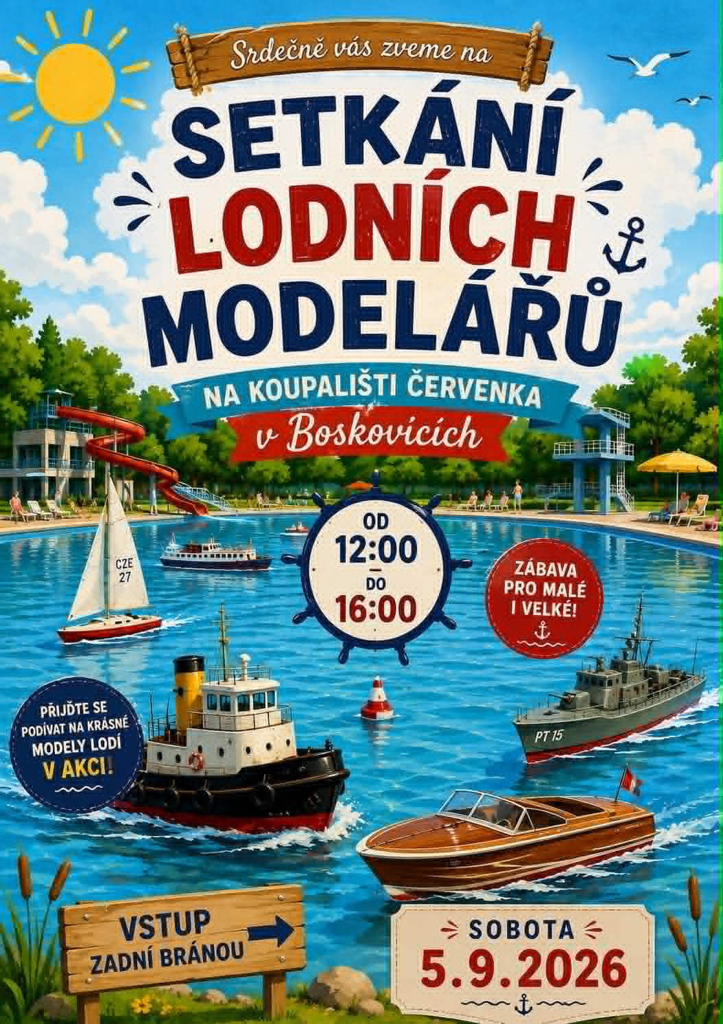 Lodičky na Července
